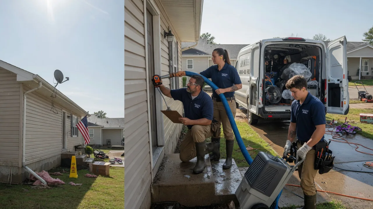 Ceiling Water Damage Restoration in Manly, IA near me